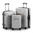 Luggage Expandable Suitcase PC+ABS 3 Piece Set with TSA Lock Spinner Mercantile Mountain