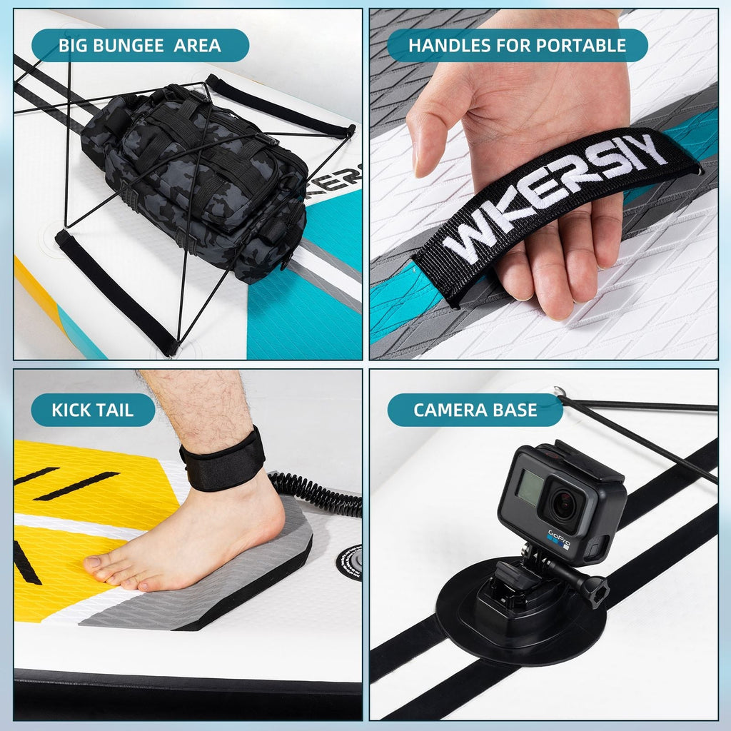 inflatable paddle board 11'6 touring Sup including sup paddle, paddleboard backpack, pump, leash Mercantile Mountain