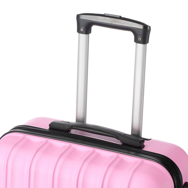 3-in-1 Multifunctional Large Capacity Traveling Storage Suitcase Pink Mercantile Mountain