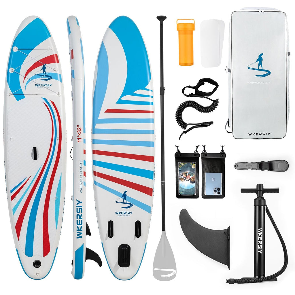 inflatable paddle board 11'  Sup including sup paddle, paddleboard backpack, pump, leash Mercantile Mountain