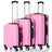 3-in-1 Multifunctional Large Capacity Traveling Storage Suitcase Pink Mercantile Mountain