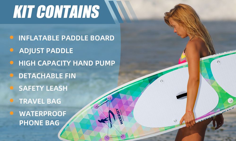 inflatable paddle board 11' Sup including sup paddle, paddleboard backpack, pump, leash Mercantile Mountain