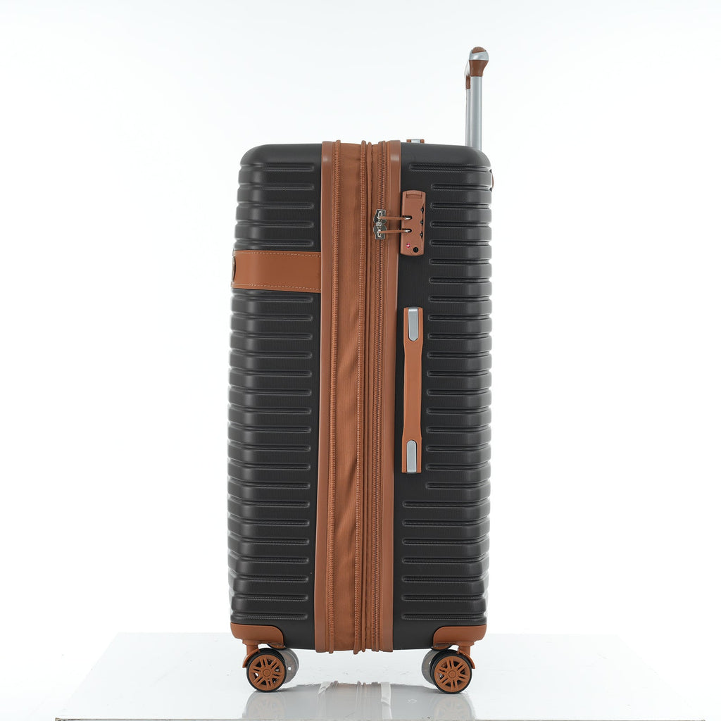 4 Piece Luggage Set Suitcase Set, ABS Hard Shell Lightweight Expandable Travel Luggage with 4 Packing Cubes, TSA Lock, Spinner Wheels for Men Women(16/20/24/28) Mercantile Mountain