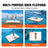 10x8FT Inflatable Floating Dock Platform – Non-Slip Water Raft Mercantile Mountain