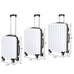 3-in-1 Multifunctional Large Capacity Traveling Storage Suitcase White Mercantile Mountain