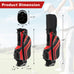 Golf Stand Cart Bag with 6-Way Divider Carry Pockets Mercantile Mountain