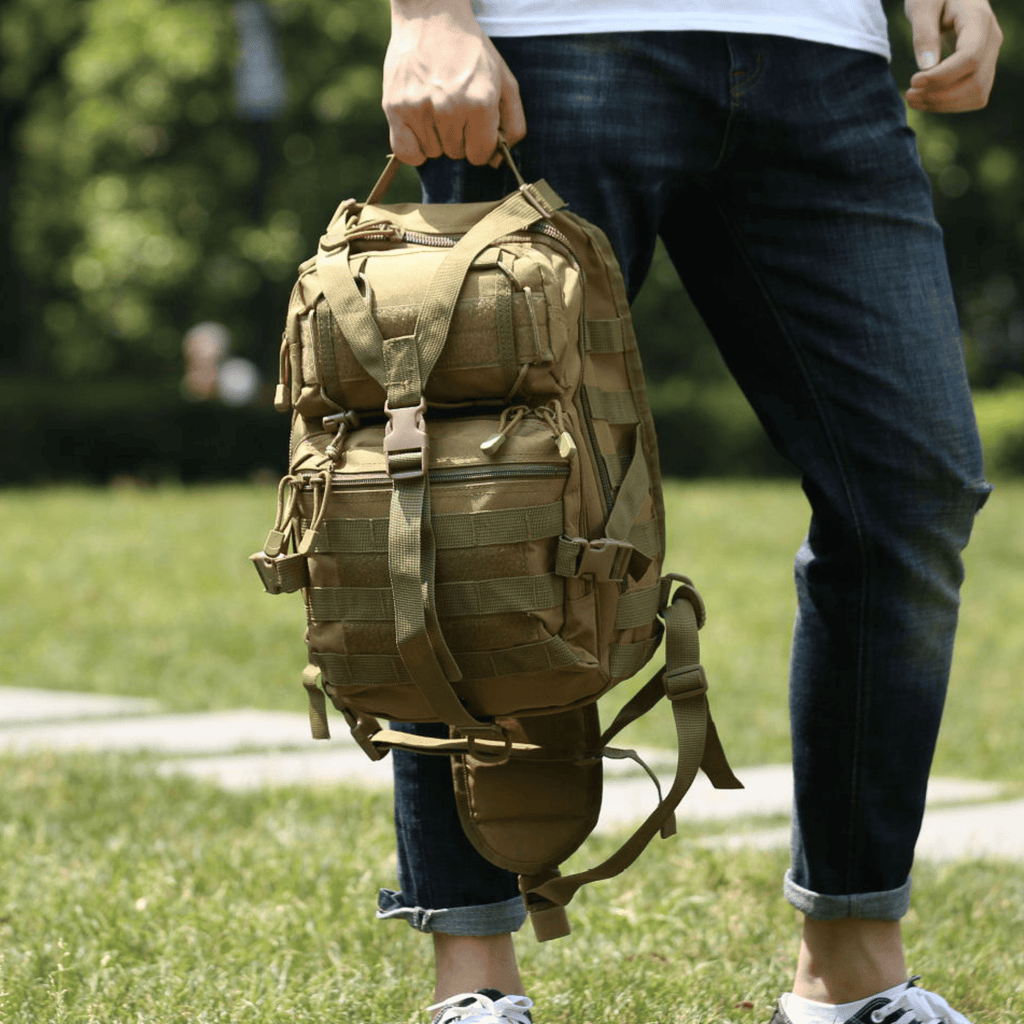 15L Unisex Medium Sling Shoulder Bag MOLLE Outdoor Daypack Backpack Mercantile Mountain