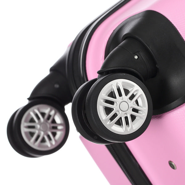 3-in-1 Multifunctional Large Capacity Traveling Storage Suitcase Pink Mercantile Mountain