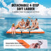 10x8FT Inflatable Floating Dock Platform – Non-Slip Water Raft Mercantile Mountain