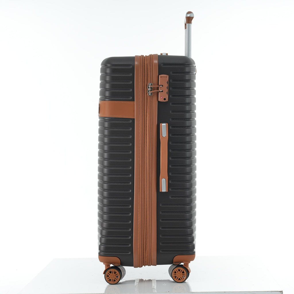 4 Piece Luggage Set Suitcase Set, ABS Hard Shell Lightweight Expandable Travel Luggage with 4 Packing Cubes, TSA Lock, Spinner Wheels for Men Women(16/20/24/28) Mercantile Mountain