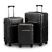 Luggage Expandable Suitcase PC+ABS 3 Piece Set with TSA Lock Spinner Mercantile Mountain