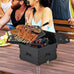 Portable Charcoal Grill Stove – Foldable Hibachi Cooker with Handle Mercantile Mountain
