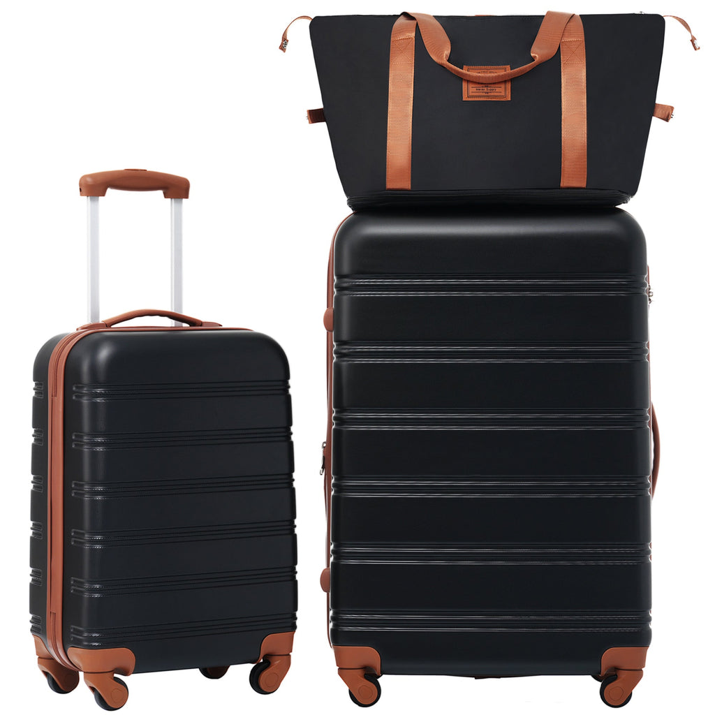 Hardshell Luggage Sets 2Pcs + Bag Spinner Suitcase with TSA Lock Lightweight 20" + 28" Mercantile Mountain