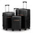Luggage Expandable Suitcase PC+ABS 3 Piece Set with TSA Lock Spinner Mercantile Mountain