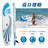 inflatable paddle board 11'  Sup including sup paddle, paddleboard backpack, pump, leash Mercantile Mountain