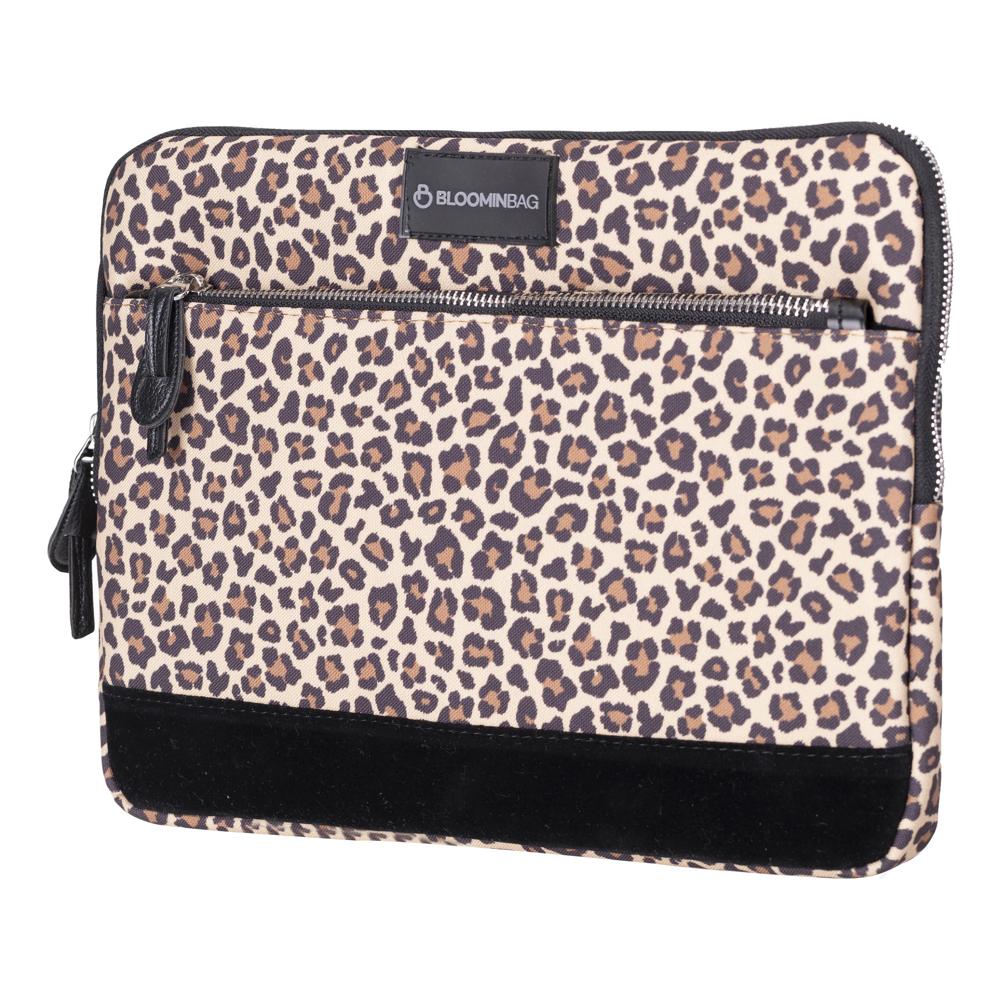 Earthy Leopard 13 Inch Laptop / MacBook Sleeve Mizuri Leather