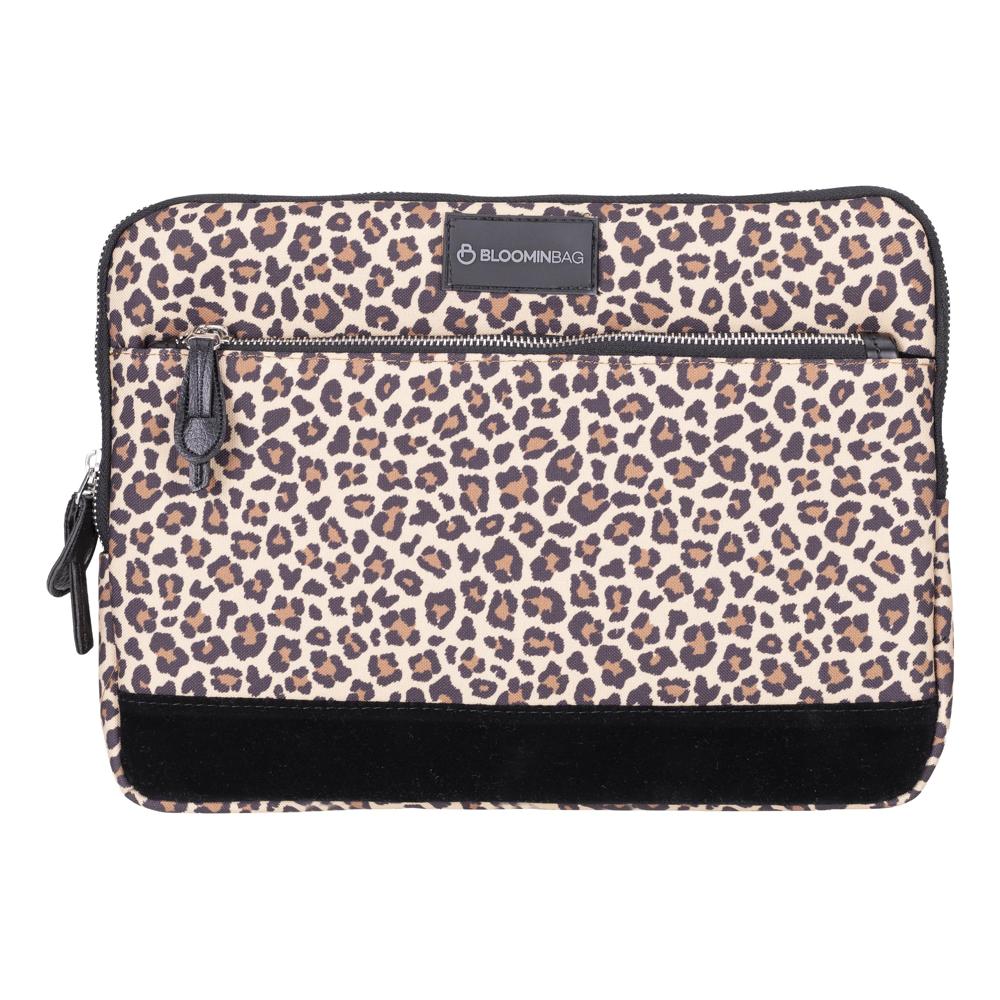 Earthy Leopard 14 inch Laptop / MacBook Sleeve - LuggageDesigners