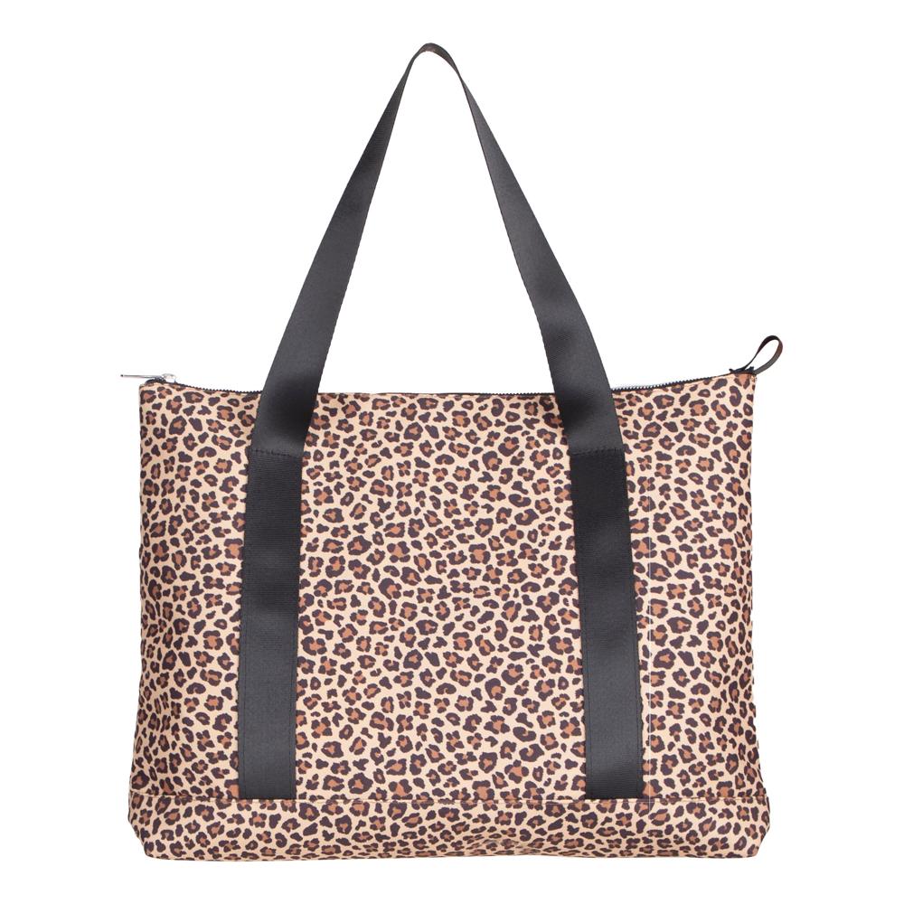 Earthy Leopard Tote Bag Mizuri Leather