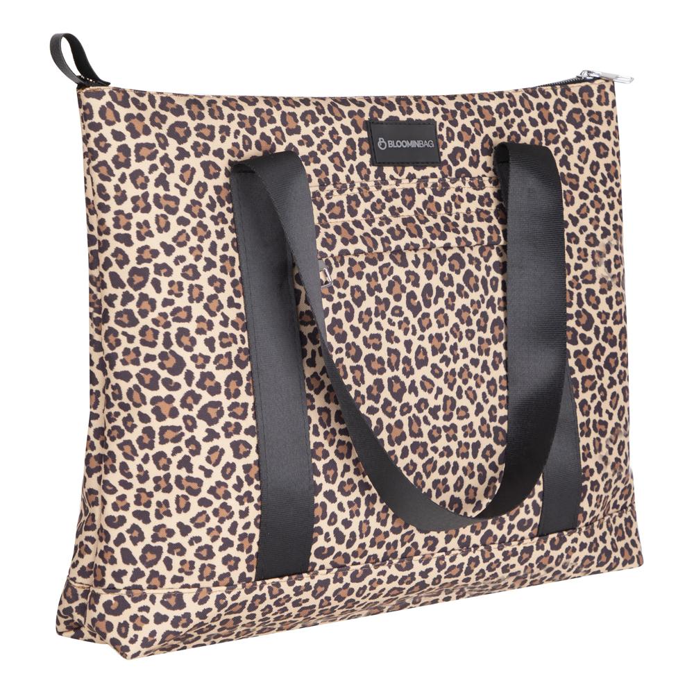 Earthy Leopard Tote Bag Mizuri Leather