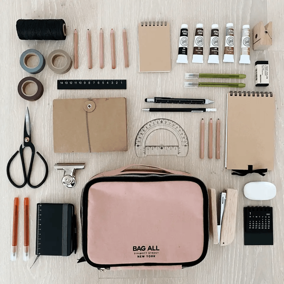 Double-Sided Hobby/Multi-Use Case, Pink/Blush Bag-all