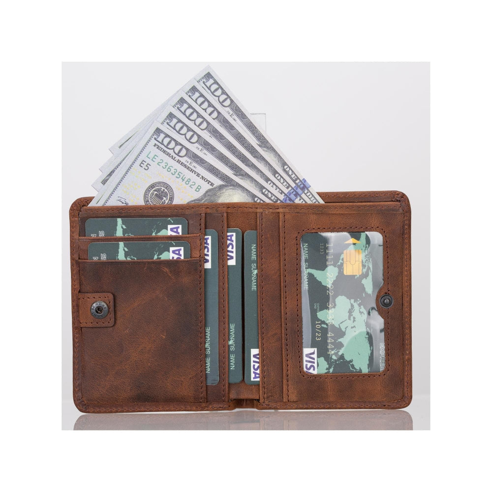 Fabio Leather Men's Wallet with Zipper Mizuri Leather