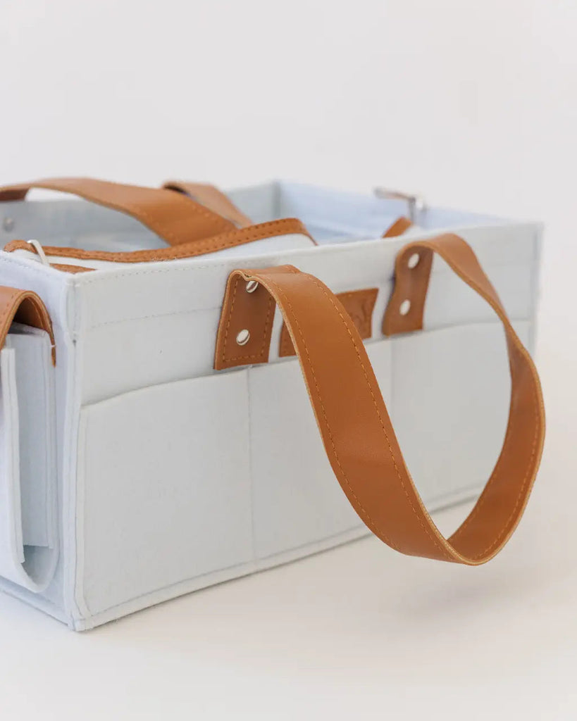 Blue Coral Diaper Caddy Baldwin Baby Company