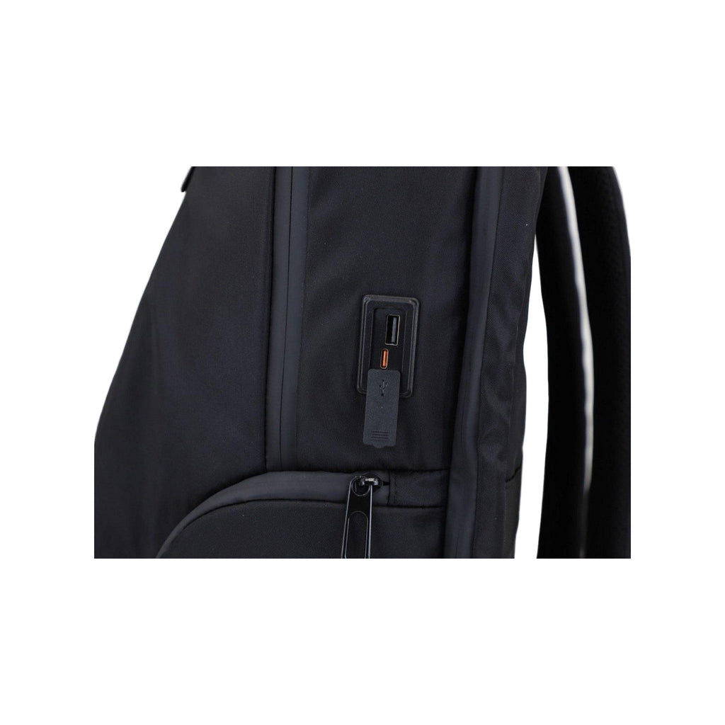 FireBar Labs Smell Proof Executive Backpack w/USB-C Fast Charge Port - Hidden Lock Safely Fashion Powered by FireBar Labs