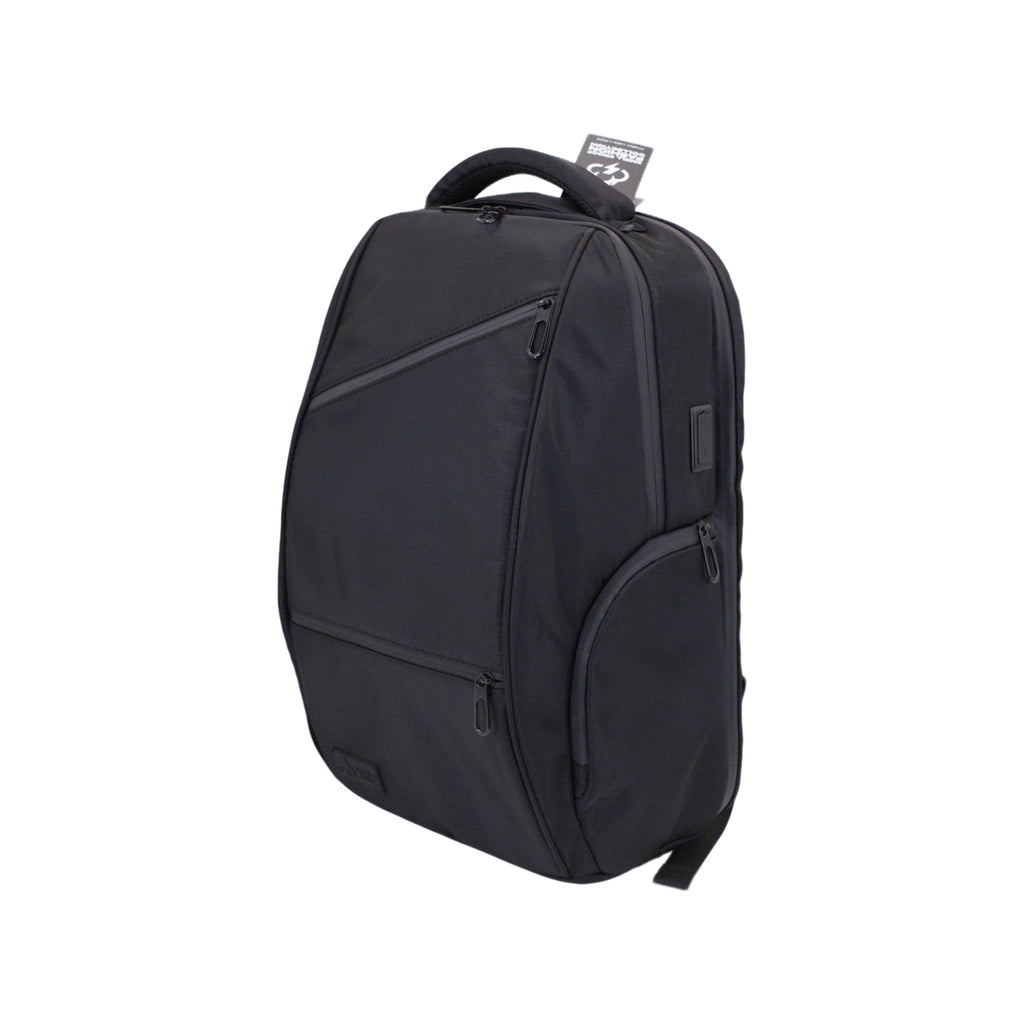 FireBar Labs Smell Proof Executive Backpack w/USB-C Fast Charge Port - Hidden Lock Safely Fashion Powered by FireBar Labs