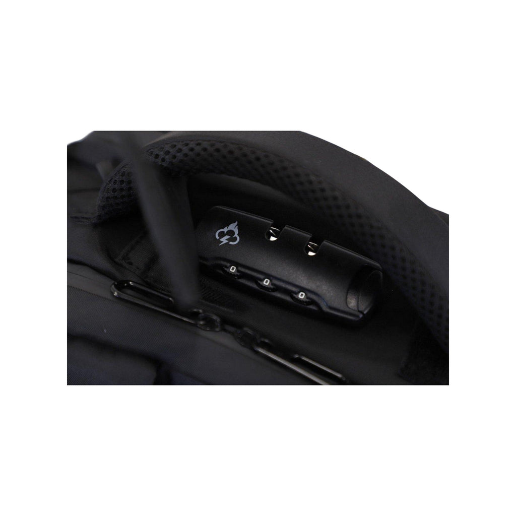 FireBar Labs Smell Proof Executive Backpack w/USB-C Fast Charge Port - Hidden Lock Safely Fashion Powered by FireBar Labs