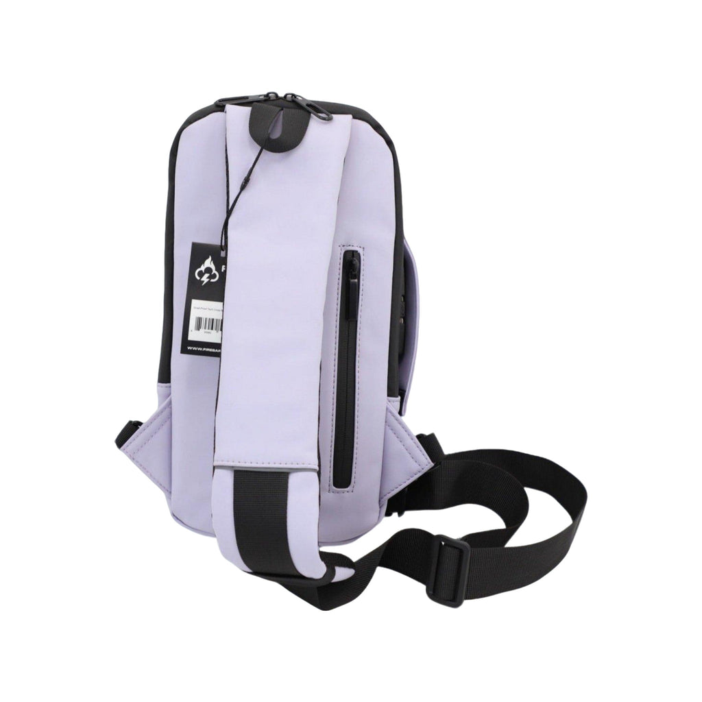FireBar Labs Smell Proof Executive Tech Cross Body w/USB-C Fast Charge Port - Hidden Lock Safely Fashion Powered by FireBar Labs