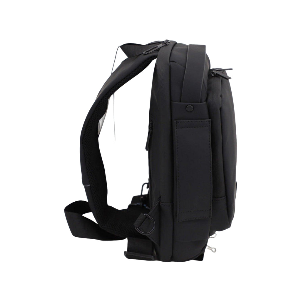 FireBar Labs Smell Proof Executive Tech Cross Body w/USB-C Fast Charge Port - Hidden Lock Safely Fashion Powered by FireBar Labs