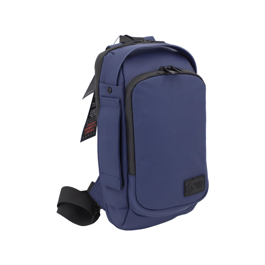 FireBar Labs Smell Proof Executive Tech Cross Body w/USB-C Fast Charge Port - Hidden Lock Safely Fashion Powered by FireBar Labs