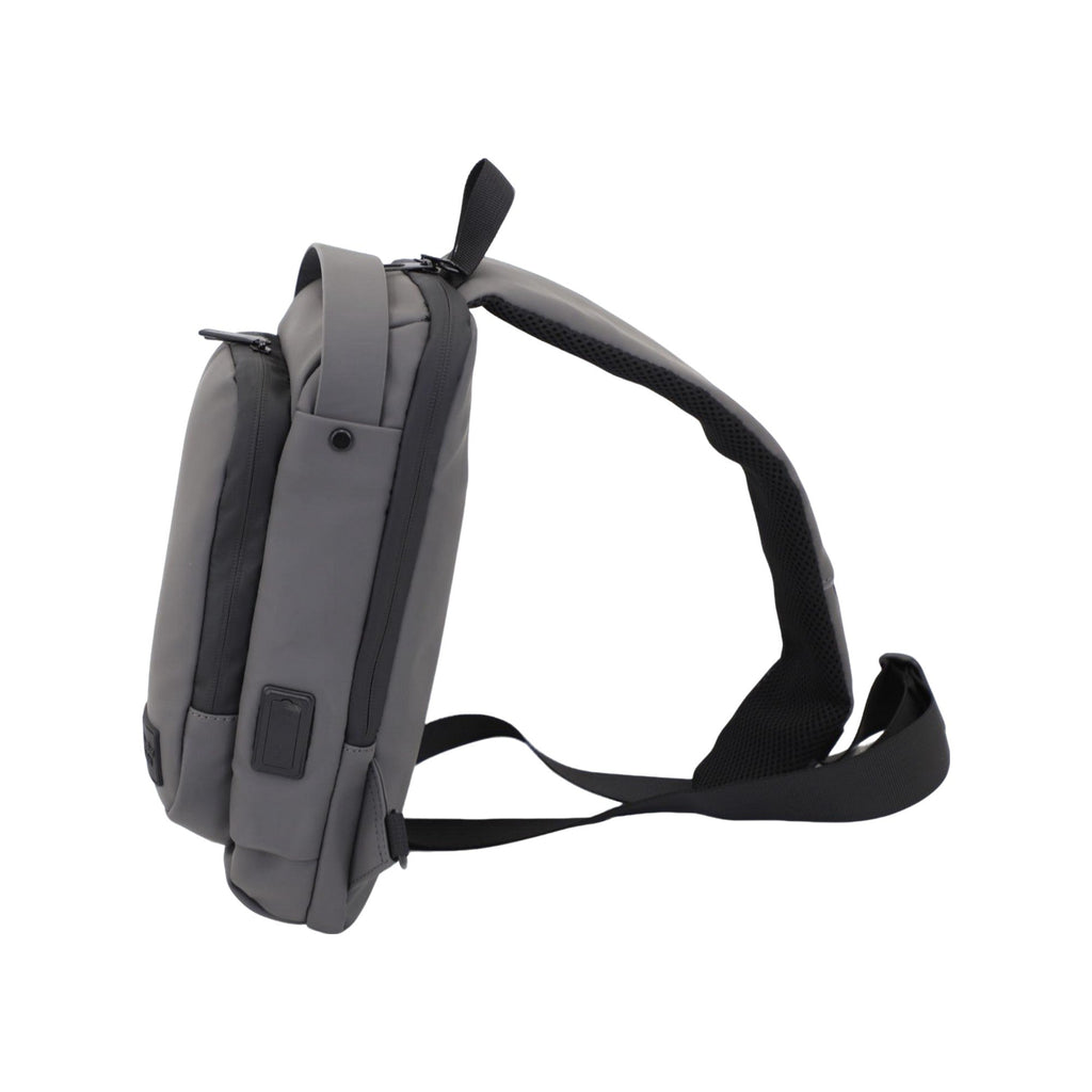 FireBar Labs Smell Proof Executive Tech Cross Body w/USB-C Fast Charge Port - Hidden Lock Safely Fashion Powered by FireBar Labs