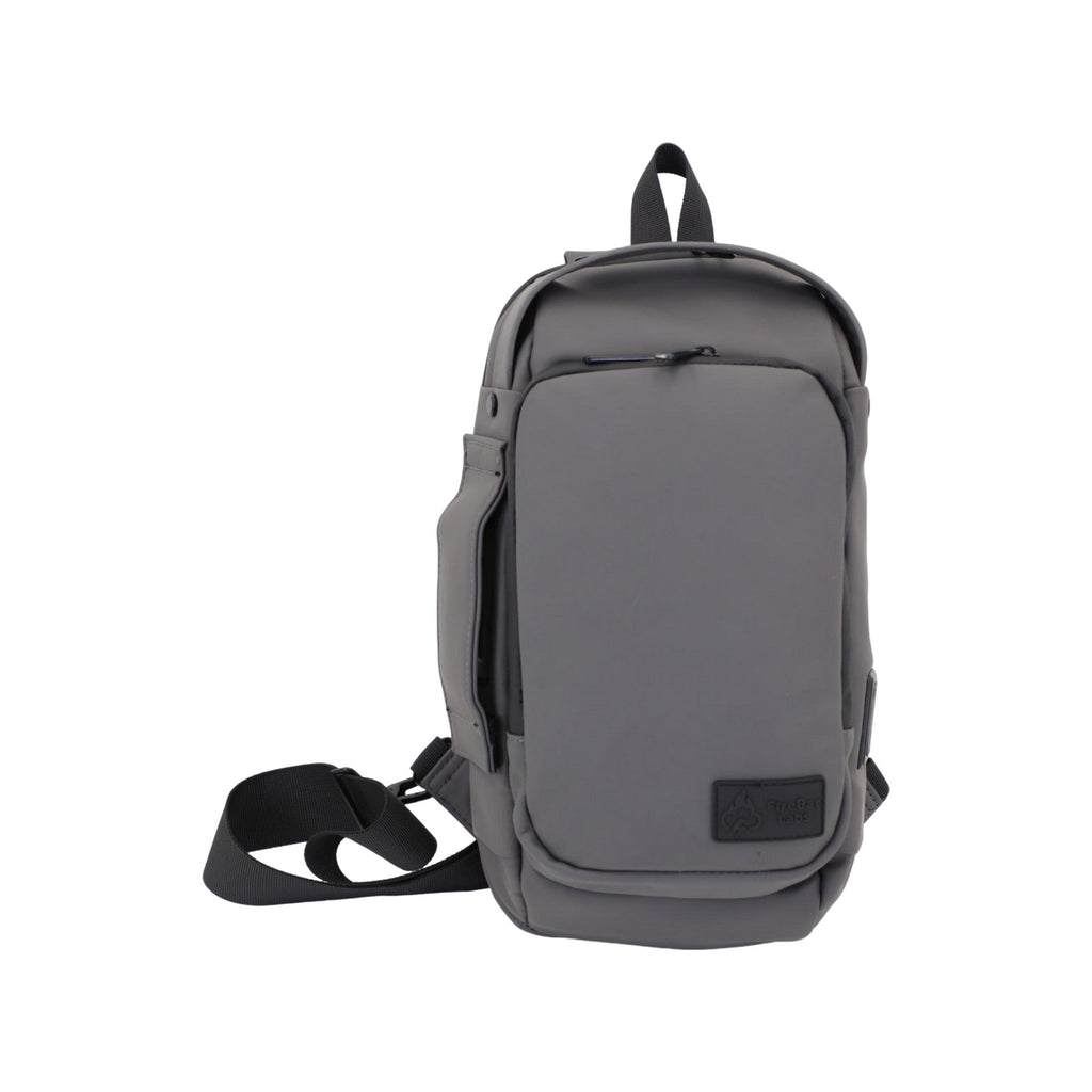 FireBar Labs Smell Proof Executive Tech Cross Body w/USB-C Fast Charge Port - Hidden Lock Safely Fashion Powered by FireBar Labs