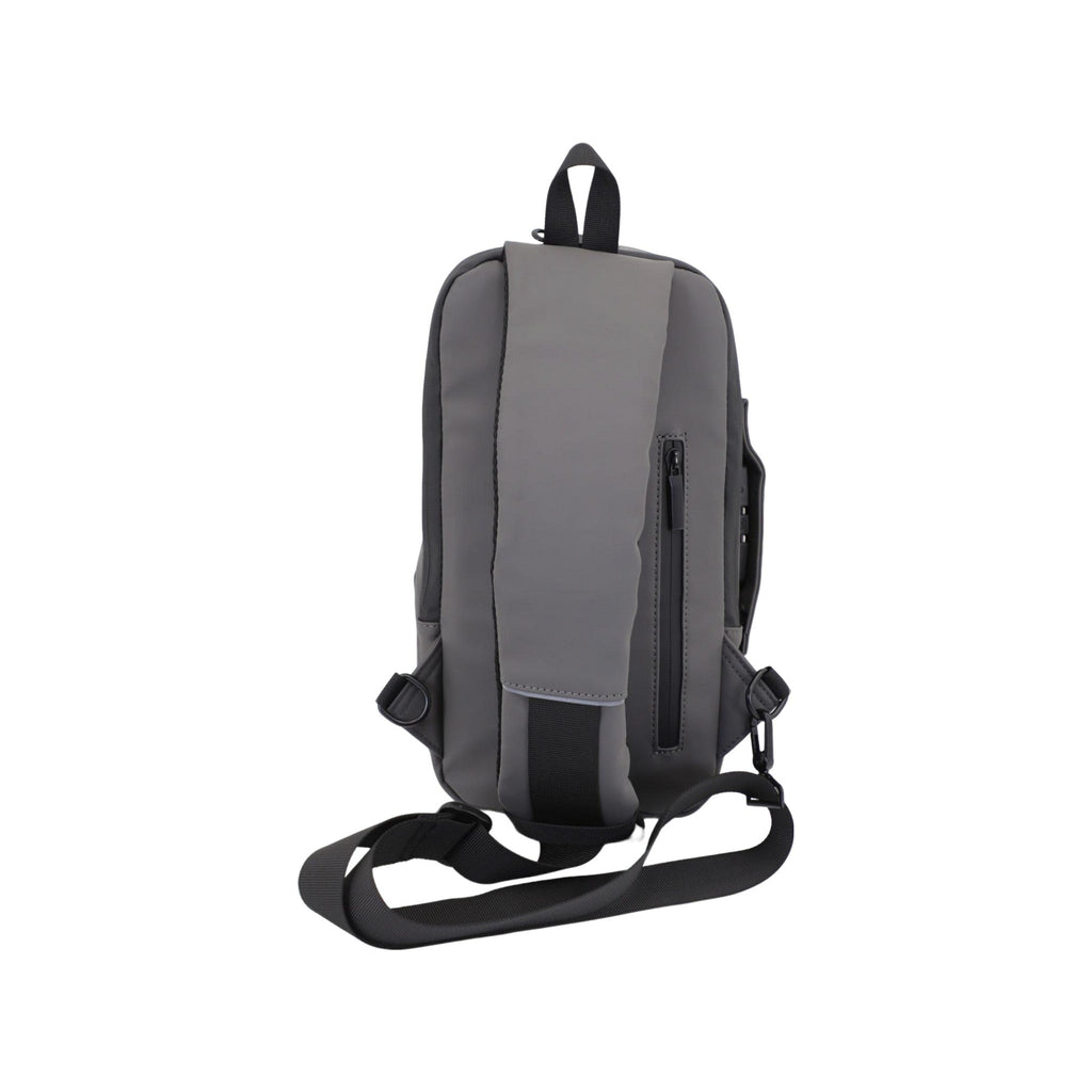 FireBar Labs Smell Proof Executive Tech Cross Body w/USB-C Fast Charge Port - Hidden Lock Safely Fashion Powered by FireBar Labs