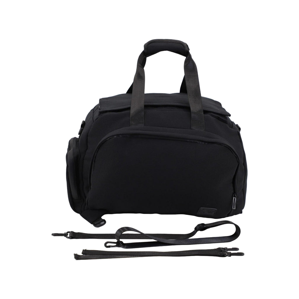 FireBar Labs Smell Proof Executive Hybrid Duffle Bag Backpack w/USB-C Fast Charge Port - Hidden Lock Safely Fashion Powered by FireBar Labs