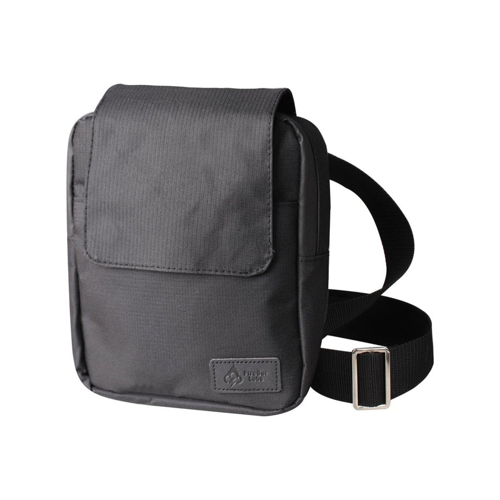 FireBar Labs Smell Proof Messenger Bag - Lockable - Hidden Lock Safely Fashion Powered by FireBar Labs