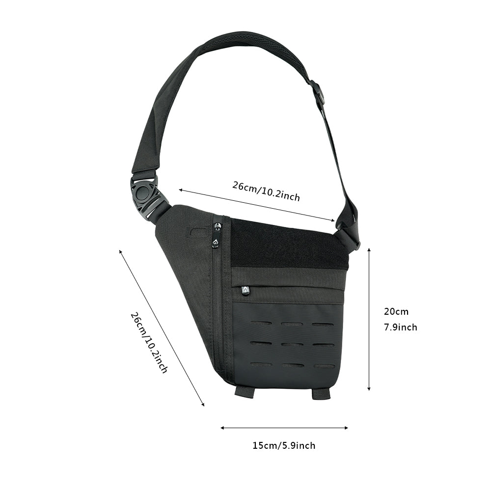 Essential Tactical Sling Bag - Smell Proof + Hidden Lock (FireBar Labs x PBAL) Safely Fashion Powered by FireBar Labs