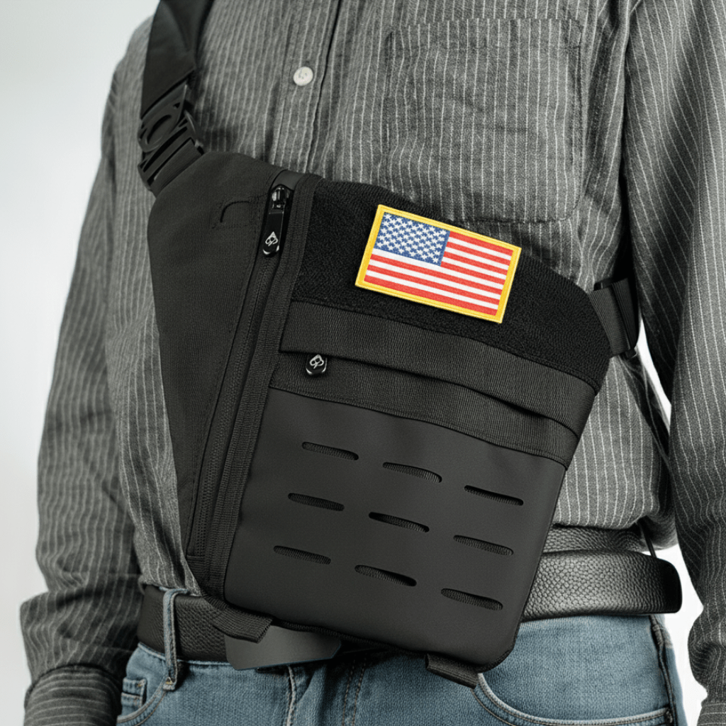 Essential Tactical Sling Bag - Smell Proof + Hidden Lock (FireBar Labs x PBAL) Safely Fashion Powered by FireBar Labs