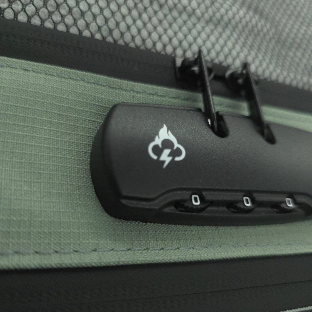FireBar Labs Smell Proof Travel Wallet - Hidden Lock Safely Fashion Powered by FireBar Labs