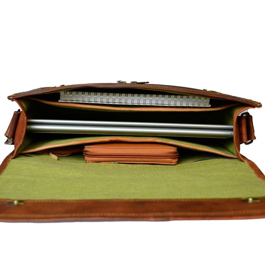 The Flapover Crossbody Classy Leather Bags