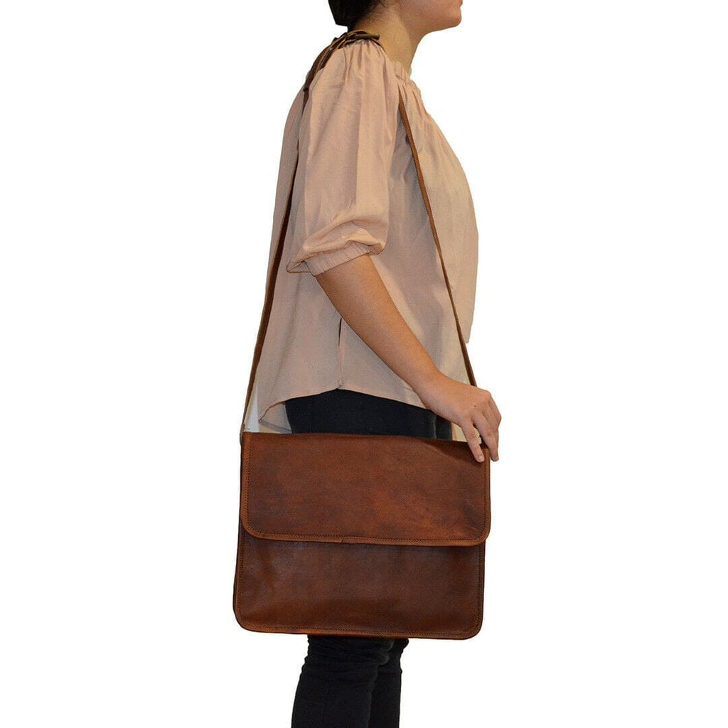 The Flapover Crossbody Classy Leather Bags