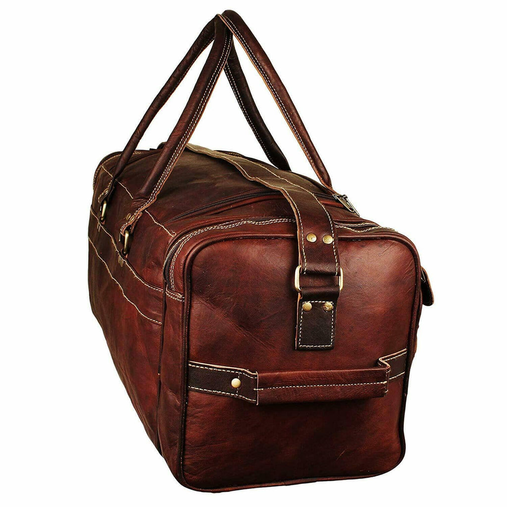 Traveler Weekender Duffle Classy Leather Bags