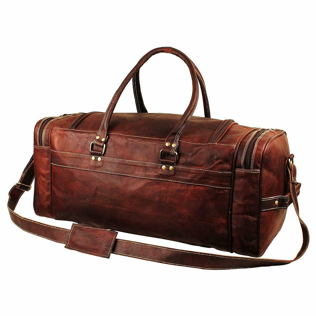 Traveler Weekender Duffle Classy Leather Bags