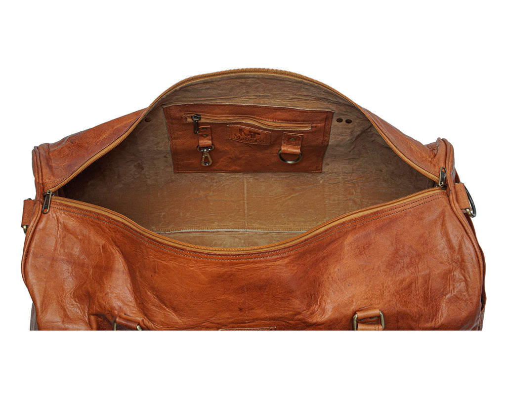 The Belgium Weekender Duffel Classy Leather Bags