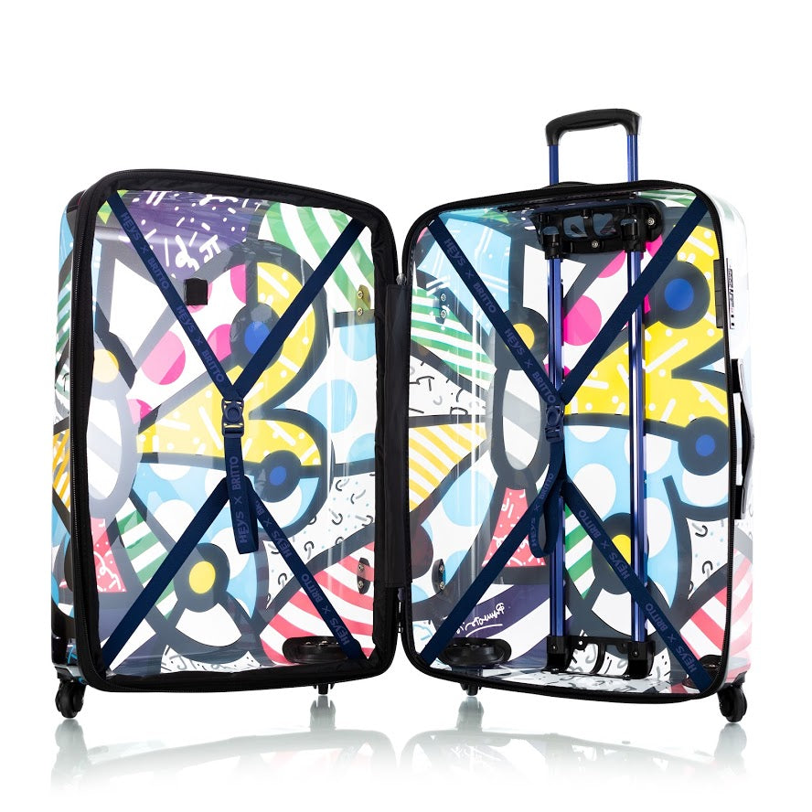 Heys Britto Butterfly Transparent 30" Spinner Luggage Heys