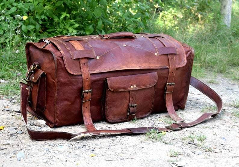 The Peterson Leather Duffle Classy Leather Bags
