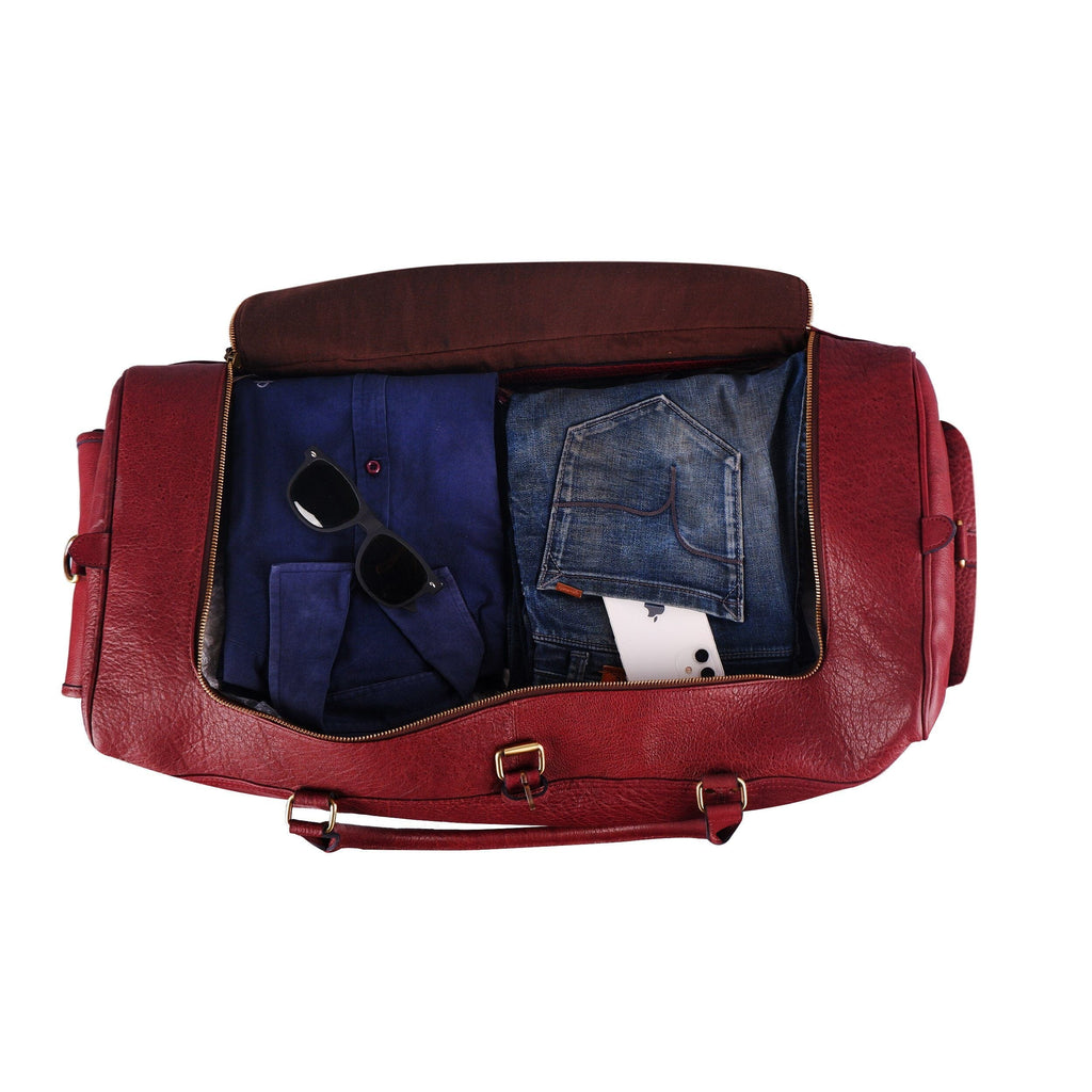Scarlet Big Duffel Classy Leather Bags