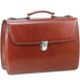 Jack Georges Elements Collection Triple Gusset Flapover Cognac Jack Georges