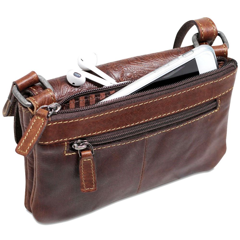 Jack Georges Voyager Floral Mini Crossbody Bag Jack Georges